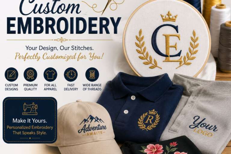 Why Custom Embroidery Is the Best Choice for Professional Apparel Branding
