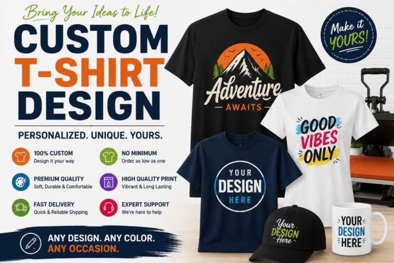 Custom T-Shirt Design Trends: What’s Popular This Year?