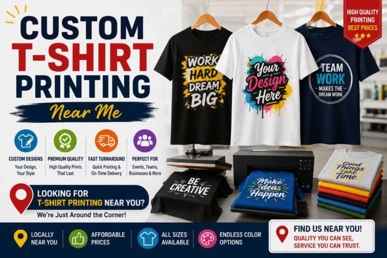 How to Find the Best Custom T-Shirt Printing Near You: A Buyer’s Guide